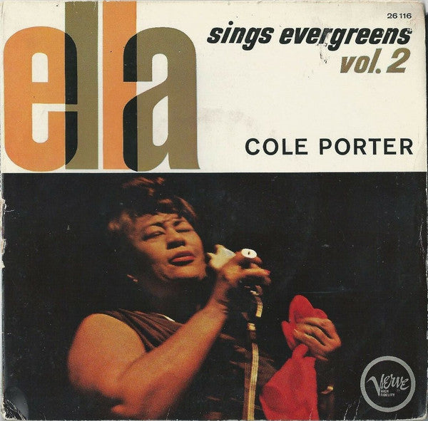 Ella Fitzgerald : Ella Sings Evergreens Cole Porter Vol. 2 (7", EP)