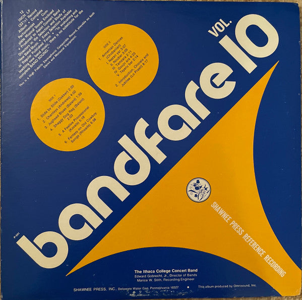 Ithaca College Concert Band : Bandfare Vol. 10 (LP, Album)