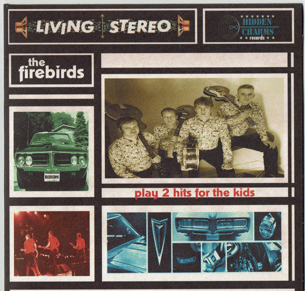 The Firebirds (5) : Play 2 Hits For The Kids (7", Red)