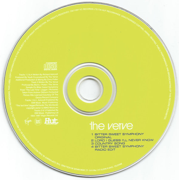 The Verve : Bitter Sweet Symphony (CD, Single)