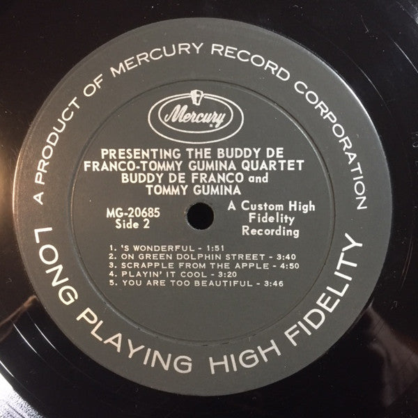 Buddy DeFranco - Tommy Gumina Quartet : Presenting (LP, Album, Mono)