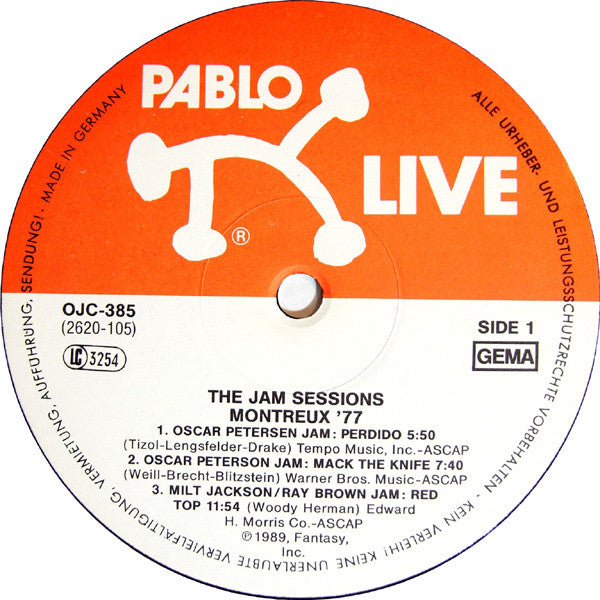 Various : The Montreux Jam Sessions (LP, Album, RE, RM, Abr)