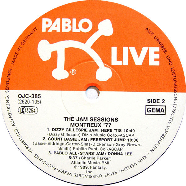 Various : The Montreux Jam Sessions (LP, Album, RE, RM, Abr)