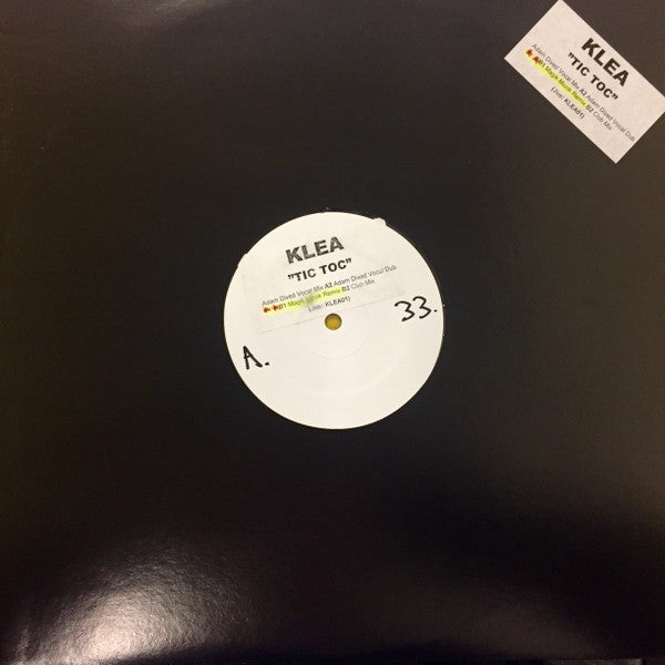Klea : Tic Toc (12", W/Lbl)
