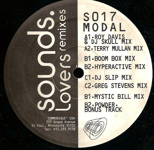 Modal : Lovers Remixes (2x12")