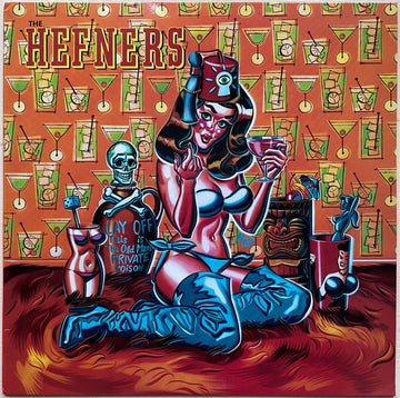 The Hefners : Lay Off This Is The Old Man's Private Poison (LP, Album, Red)