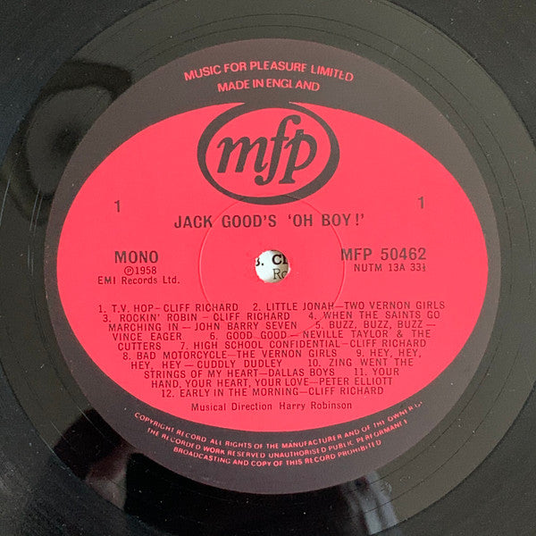 Various : Jack Good's Original "Oh Boy!" (LP, Album, Mono, RE)