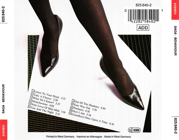 Saga (3) : Behaviour (CD, Album)