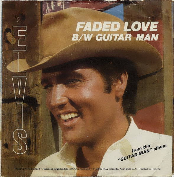 Elvis Presley : Guitar Man (7", Single)