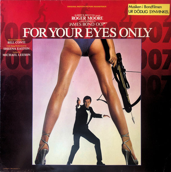 Bill Conti : For Your Eyes Only (Original Motion Picture Soundtrack) (LP, Album)
