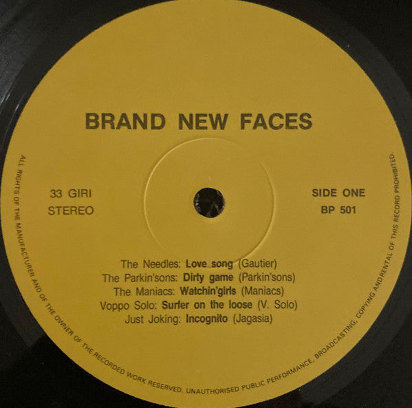 Various : Brand New Faces (LP, Comp)