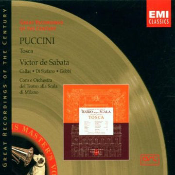 Giacomo Puccini / Victor De Sabata, Maria Callas, Giuseppe Di Stefano, Tito Gobbi, Coro Del Teatro Alla Scala e Orchestra Del Teatro Alla Scala : Tosca (2xCD, Album, Mono, RE, RM + Box)