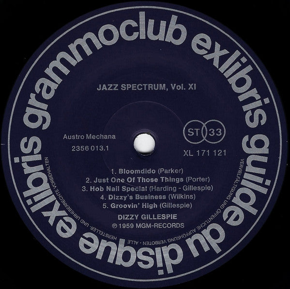 Dizzy Gillespie : Jazz Spectrum Vol. 11 (LP, Comp)