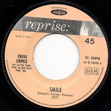 Trini Lopez : Smile (7")