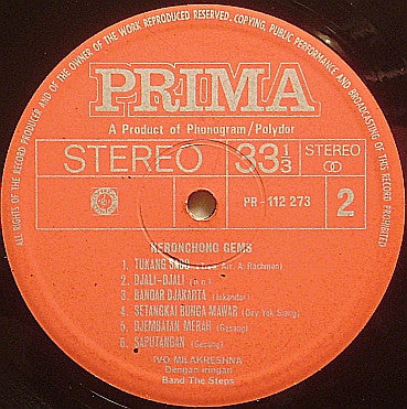 Ivo Nilakreshna : Keronchong Gems (LP, Album)