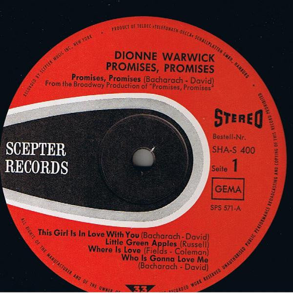 Dionne Warwick : Promises, Promises (LP, Album)