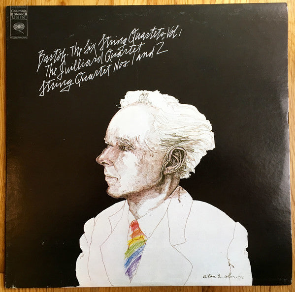 Béla Bartók, Juilliard String Quartet : The Six String Quartets, Vol. 1 (String Quartets Nos. 1 And 2) (LP, Album)