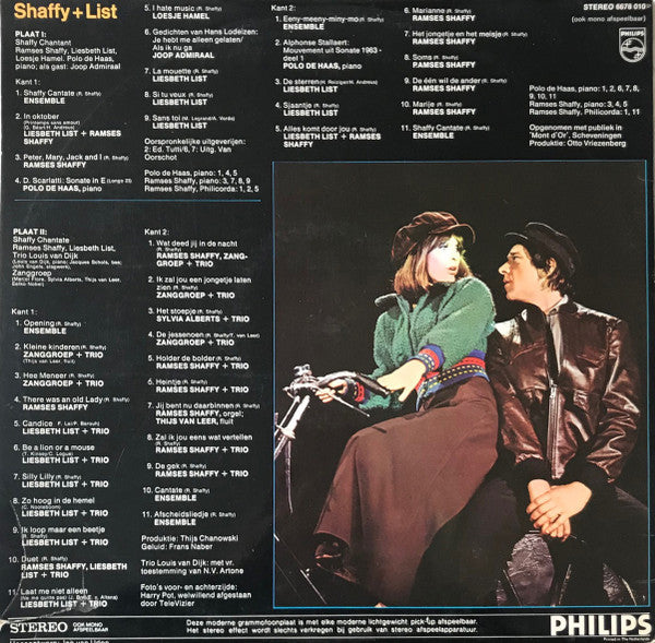 Shaffy* + List* : Shaffy Chantant + Shaffy Chantate (LP, Album, RE + LP, Album, RE + Comp)