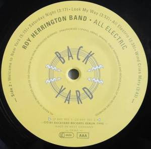 Roy Herrington Band : All Electric (LP, Album, Ltd, Num)