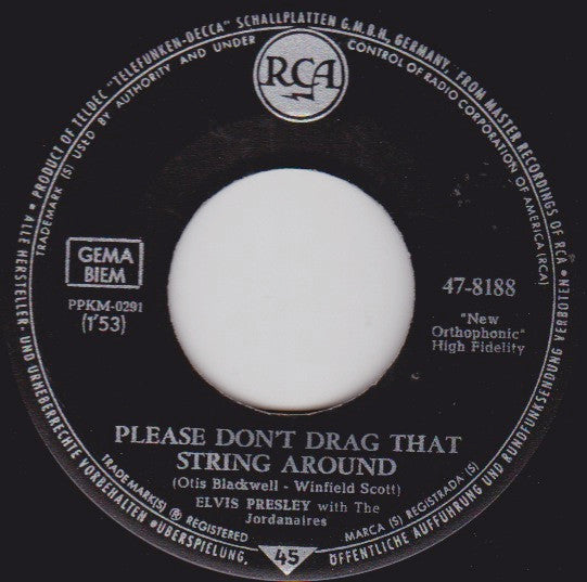 Elvis* : (You're The) Devil In Disguise (7", Single, Mono)