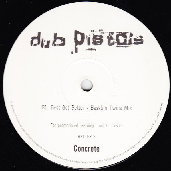 Dub Pistols : Best Got Better (2x12", Promo)