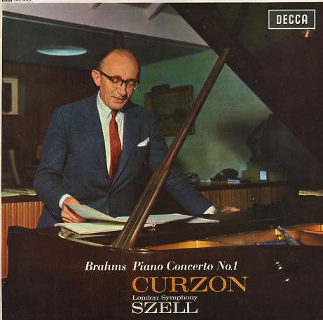 Clifford Curzon, George Szell, Johannes Brahms, London Symphony Orchestra : Piano Concerto No. 1 (LP, Mono)