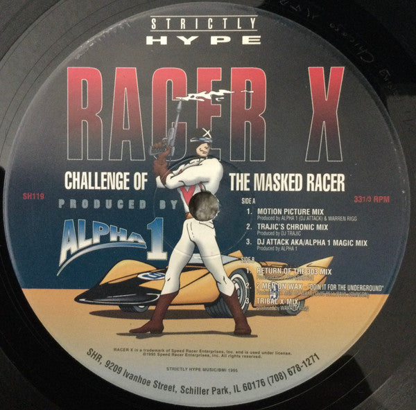 Alpha 1 : Racer X (Challenge Of The Masked Racer) (12", EP)