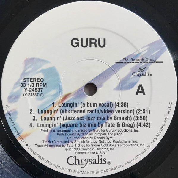 Guru : Loungin' (12")