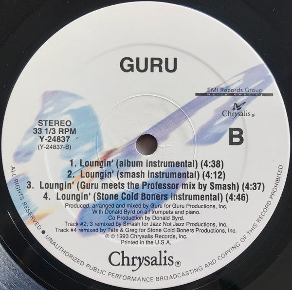 Guru : Loungin' (12")