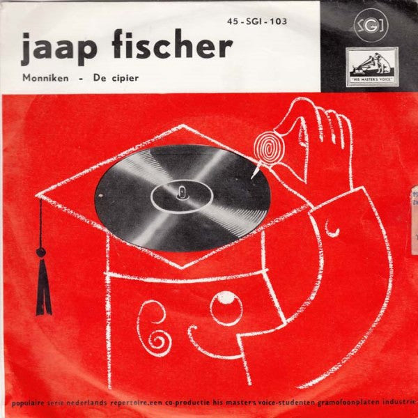 Jaap Fischer : Monniken (7", Single, 4-P)