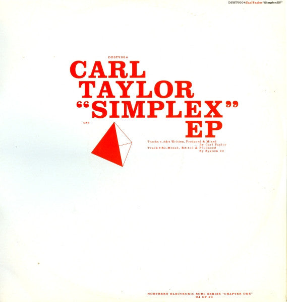 Carl Taylor : Simplex EP (12", EP)