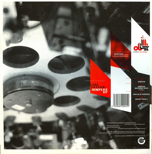 Carl Taylor : Simplex EP (12", EP)