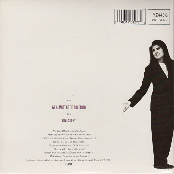 Tanita Tikaram : We Almost Got It Together (7", Gat)