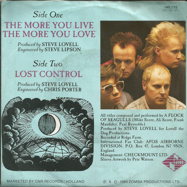 A Flock Of Seagulls : The More You Live, The More You Love (7", Single)