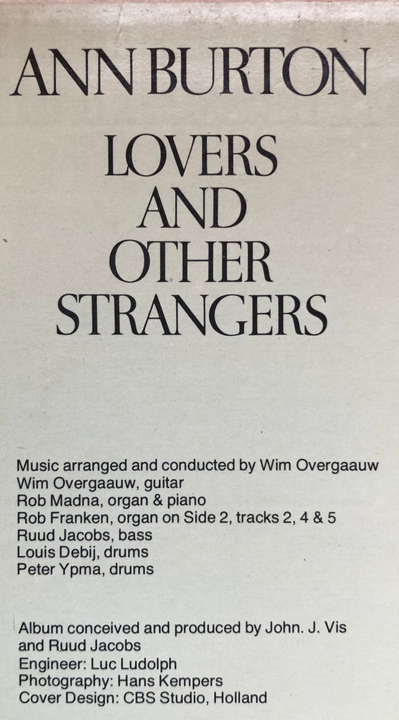Ann Burton : Ann Burton Sings For Lovers And Other Strangers (LP, RE)