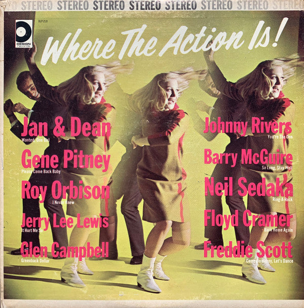 Various : Where The Action Is (LP, Comp)