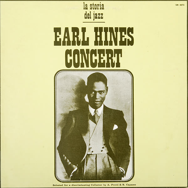 Earl Hines : Earl Hines Concert (LP, Album)