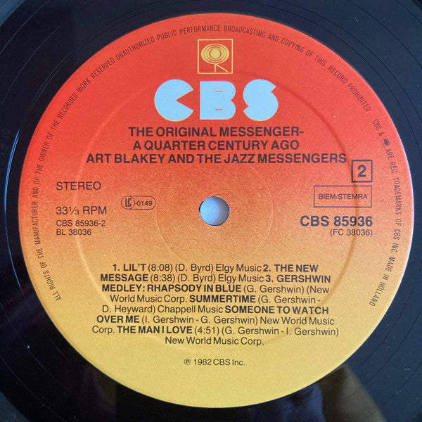 Art Blakey & The Jazz Messengers : Originally (LP)