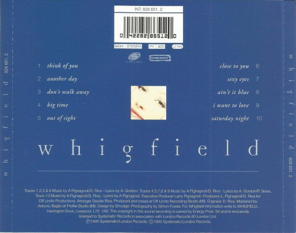 Whigfield : Whigfield (CD, Album)