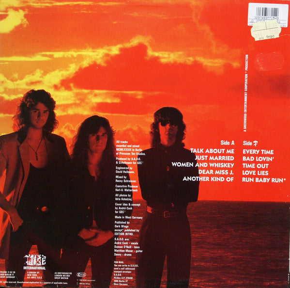 S.A.D.O. (2) : Sensitive (LP, Album)