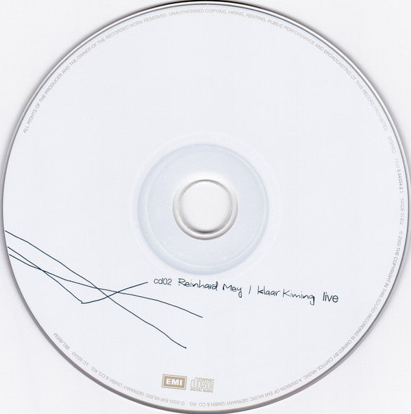 Reinhard Mey : Klaar Kiming Live (2xCD, Album)