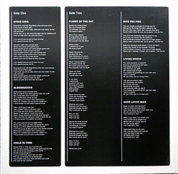 Deep Purple : In Rock (LP, Album, RE, Gat)
