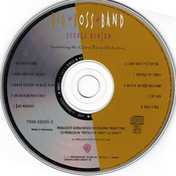 George Benson & Count Basie Orchestra : Big Boss Band (CD, Album)
