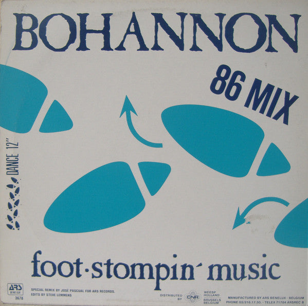 Hamilton Bohannon : Foot-Stompin' Music ('86 Mix) (12")