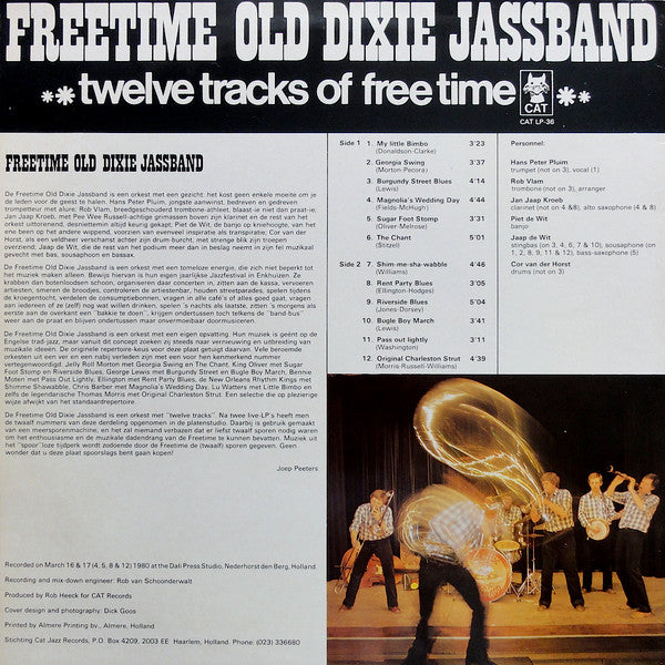 Freetime Old Dixie Jassband : Twelve Tracks Of Free Time (LP)