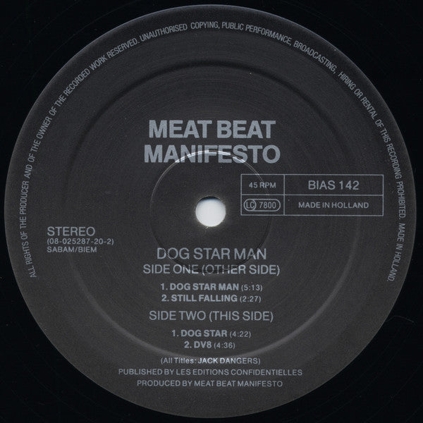 Meat Beat Manifesto : Dog Star Man (12", Single)