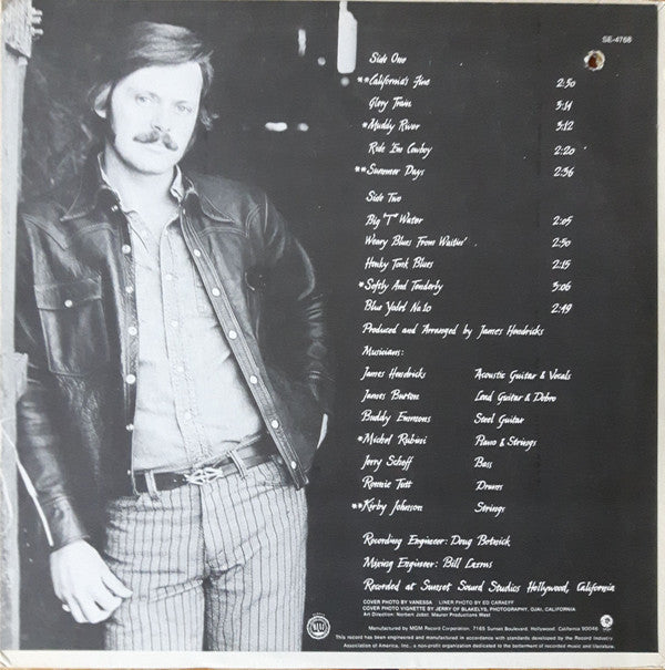 James Hendricks* : James Hendricks (LP)
