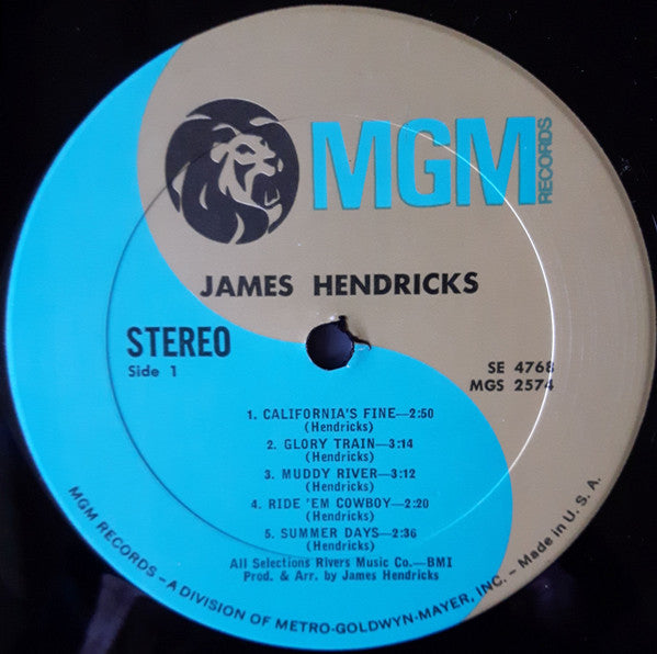 James Hendricks* : James Hendricks (LP)