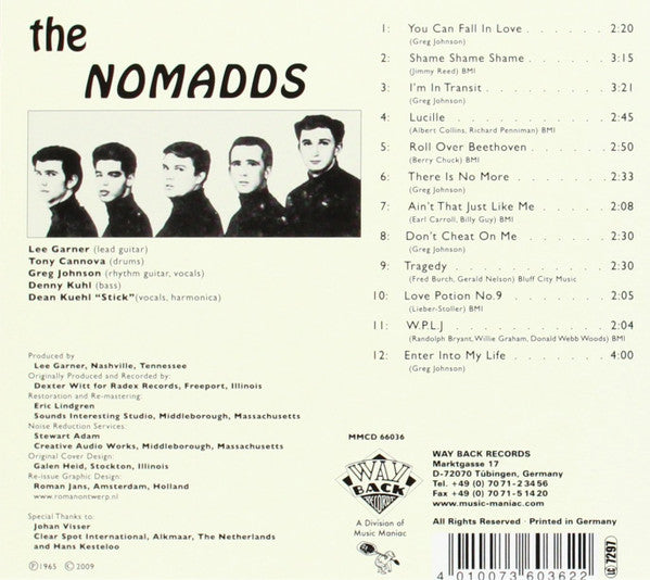 The Nomadds : Nomadds Originals (CD, Album, RE)
