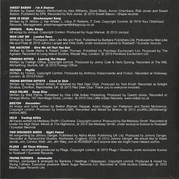 Various : Eurostar Records On Tracklist # 01 (CD, Comp)